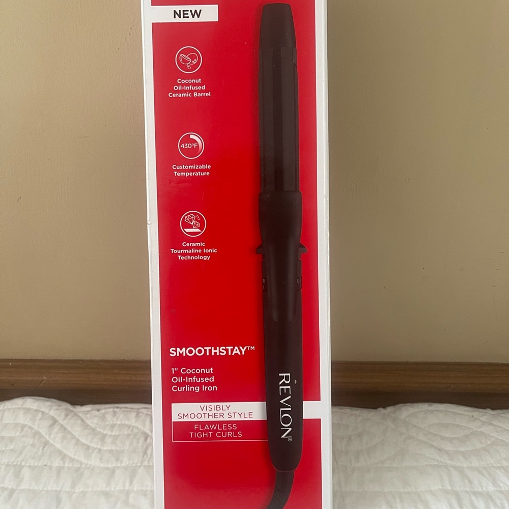 Revlon SmoothStay 1" Curling Iron - Black